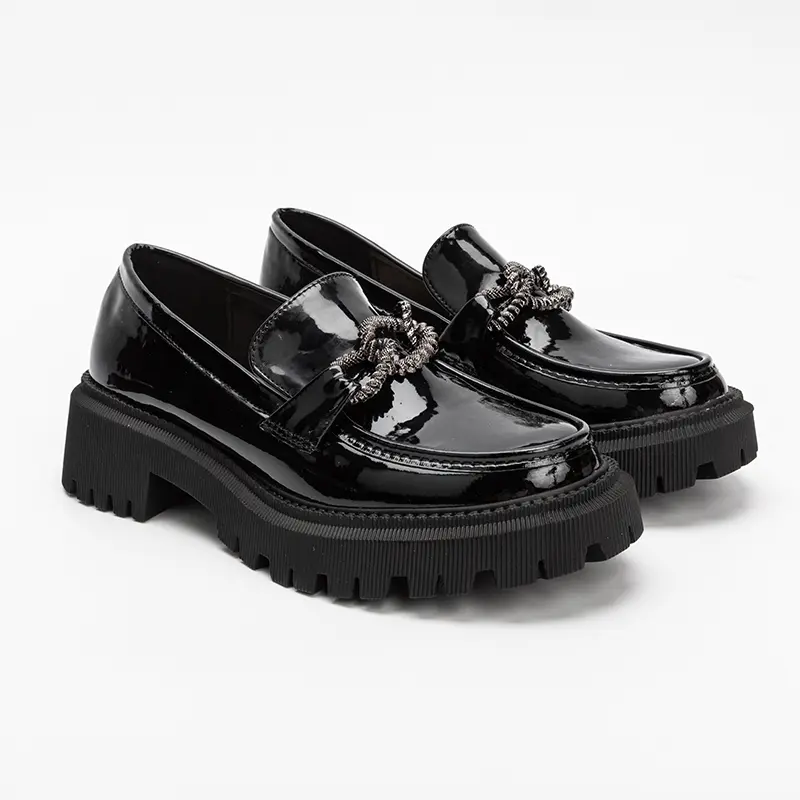 Custom Ladies' Patent Leather Loafers-product