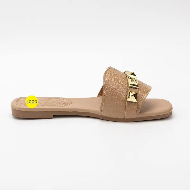 Custom Women’s Flat with Rivets-product