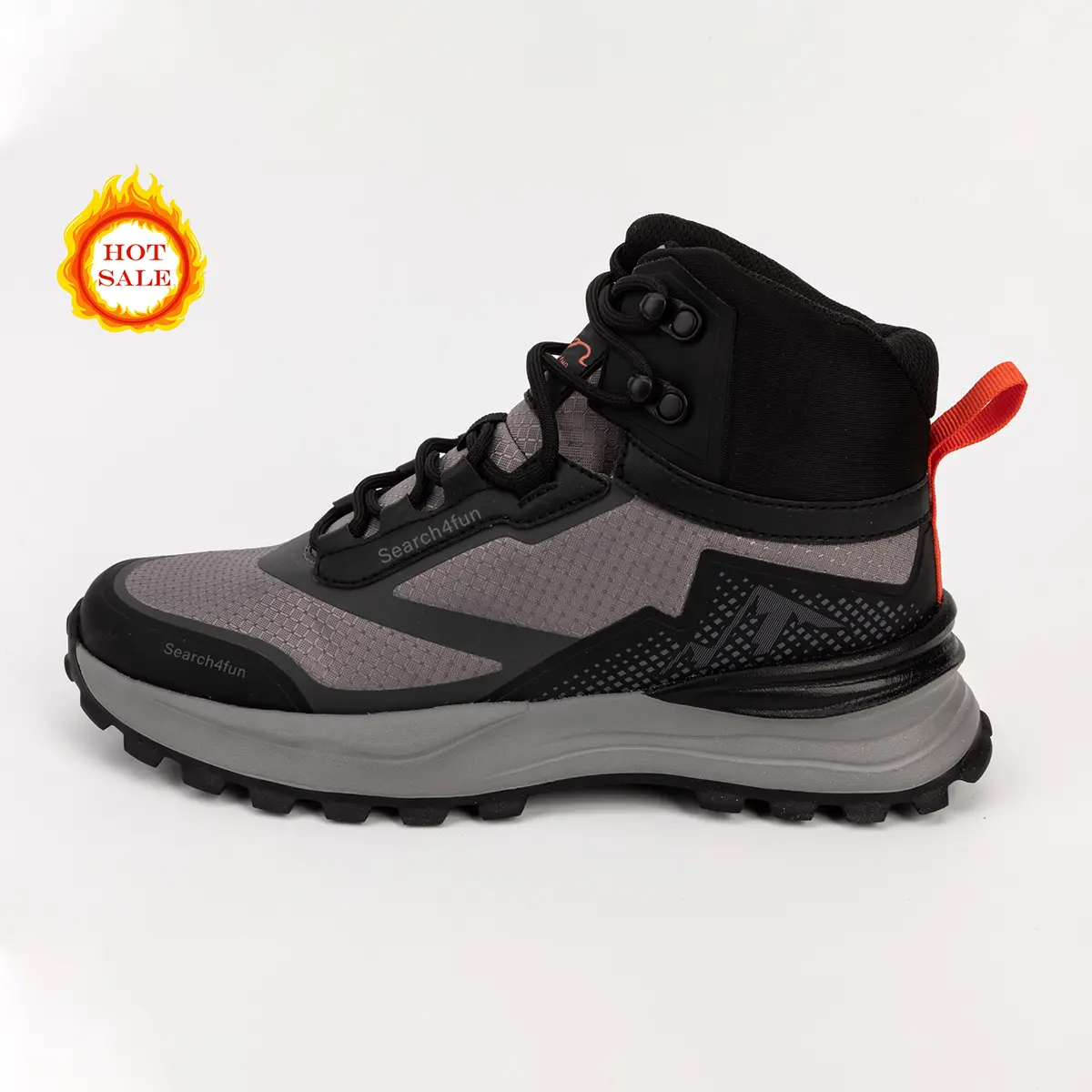 Custom Design Sport Trendy High Top Men Hiking Shoes