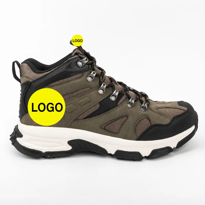 Custom Men Hiking Shoes with Rubber Sole-product